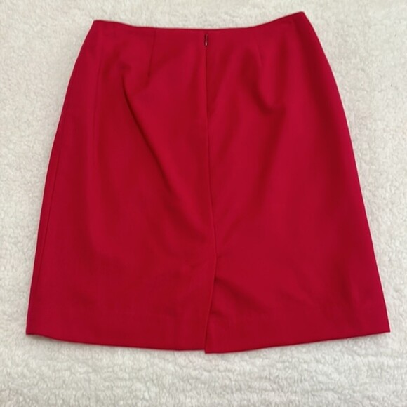 Talbots Skirt Womens 2 Petite Barbie Pink Wool Straight Pencil Mini Short Lined - Picture 7 of 11